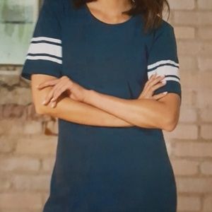 Enza Ladies T-Shirt Dress, Black, Size Large, NWOT